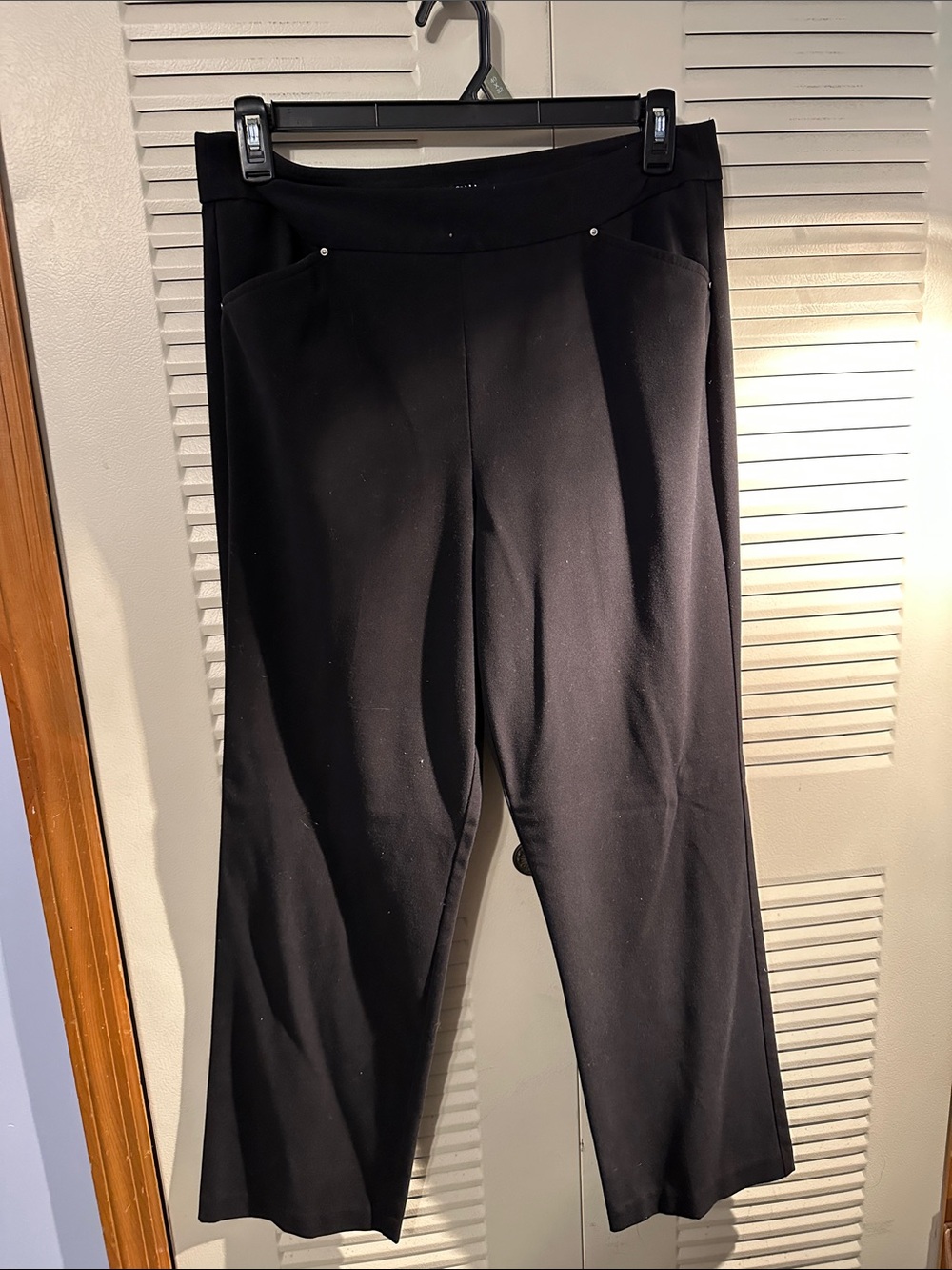 Classic Women's Black Pull-On Ponte Pants